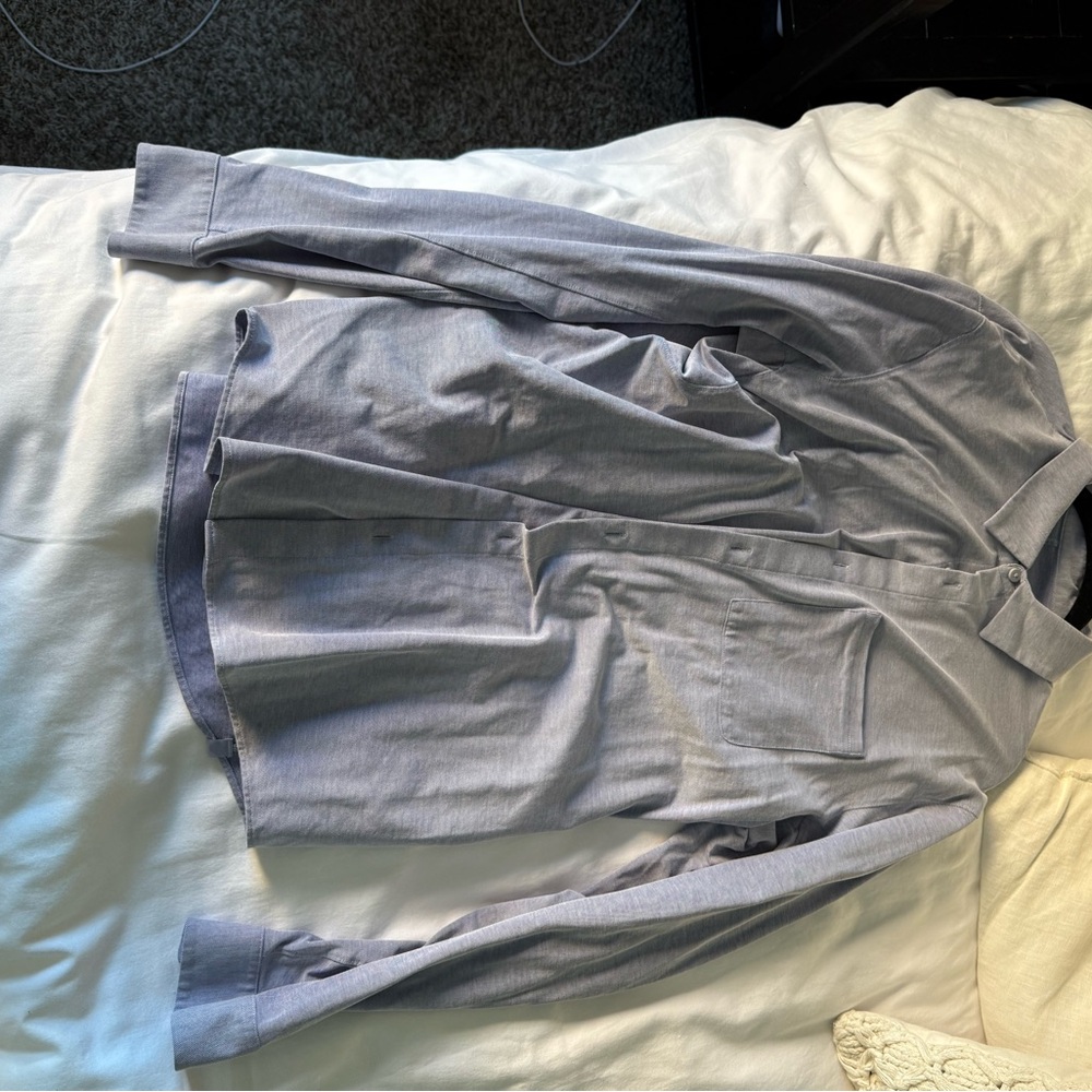 lululemon athletica Blue Casual Button Down Shirt